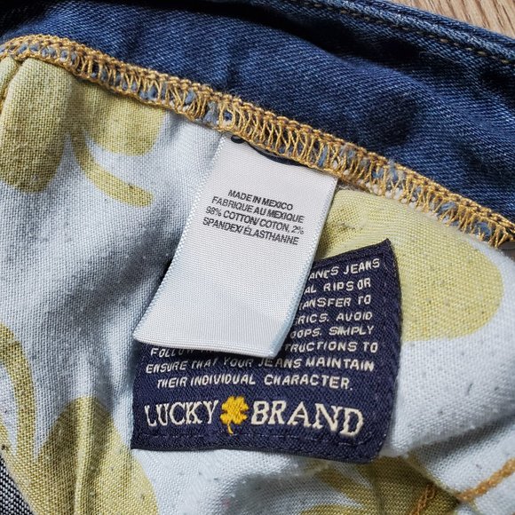 Lucky Brand The Sweet Jean Boot Cut  Women's Size 4/27 Dark Wash Mid Rise. Good - Picture 5 of 13